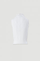 TOP FERRACHE MALHA TEXTURADA  GOLA COM FRANZIDA - Carla Valente