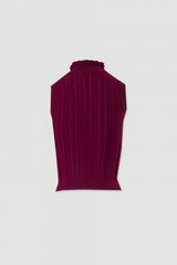 TOP FERRACHE MALHA TEXTURADA  GOLA COM FRANZIDA - Carla Valente