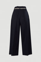 CALÇA FERRACHE CURTA WIDE LEG EM LINHO COM CINTO - Carla Valente