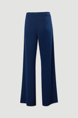 CALÇA FERRACHE WIDE LEG EM MALHA - Carla Valente