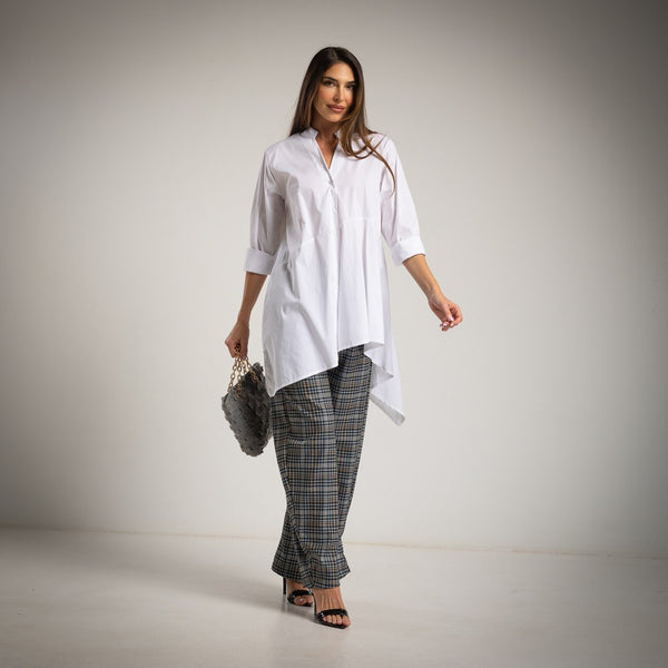 CAMISA ALBNS DESIGUAL - Carla Valente