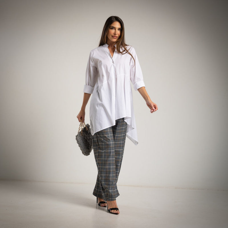 CAMISA ALBNS DESIGUAL - Carla Valente