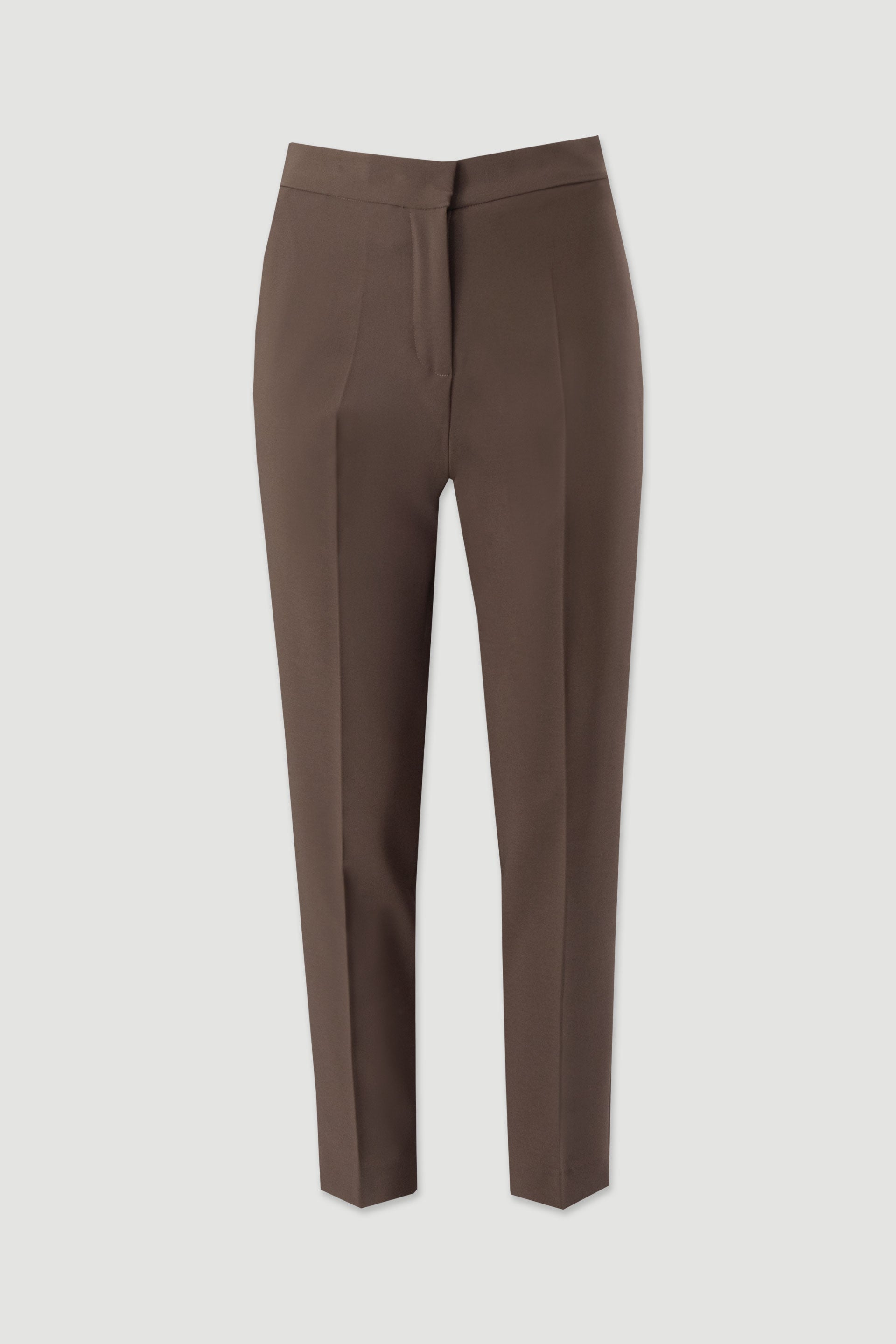 CALÇA FERRACHE CLÁSSICA DE CINTURA SUBIDA COM  ELÁSTICO - Carla Valente