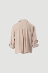 BLUSA FERRACHE COM NÓ FRONTAL MANGA 3/4 - Carla Valente