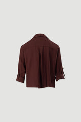 BLUSA FERRACHE COM NÓ FRONTAL MANGA 3/4 - Carla Valente