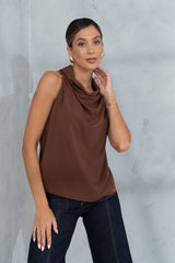 TOP FERRACHE GOLA SUBIDA DRAPEADA - Carla Valente