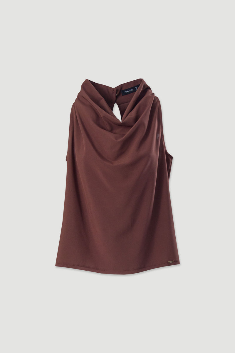 TOP FERRACHE GOLA SUBIDA DRAPEADA - Carla Valente