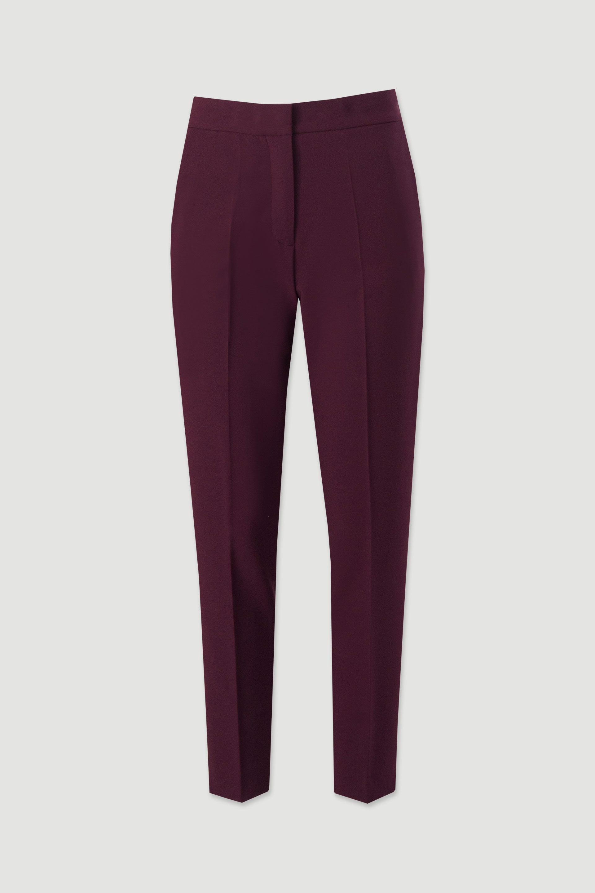 CALÇA FERRACHE CLÁSSICA DE CINTURA SUBIDA COM  ELÁSTICO - Carla Valente