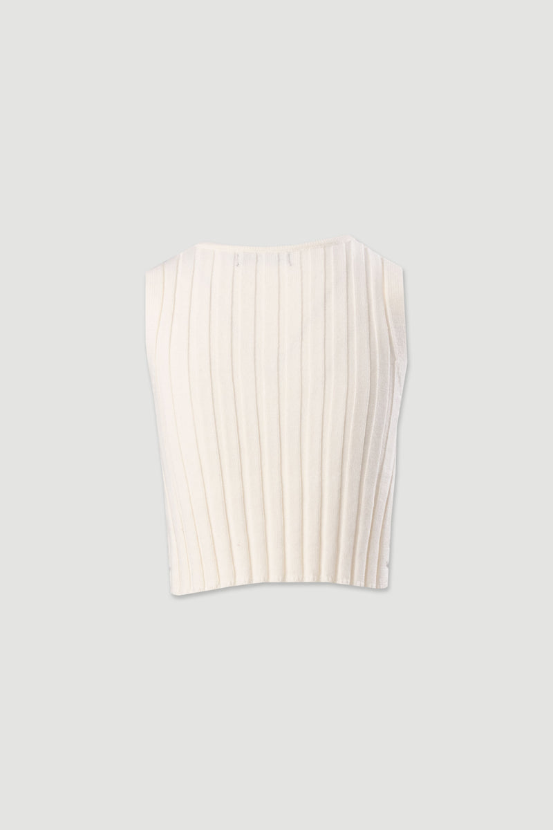 TOP FERRACHE DE MALHA CRUZADO COM DECOTE EM V - Carla Valente