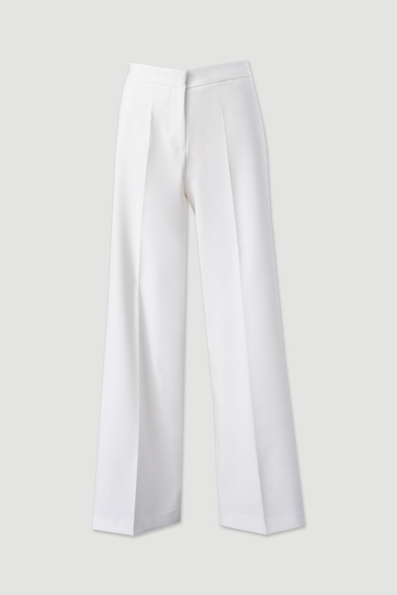 CALÇA FERRACHE WIDE LEG ELÁSTICO NA CINTURA - Carla Valente