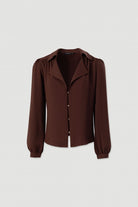 BLUSA FERRACHE CLASSICA C/GOLA E BOTÕES FRONTAIS - Carla Valente