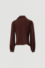 BLUSA FERRACHE CLASSICA C/GOLA E BOTÕES FRONTAIS - Carla Valente