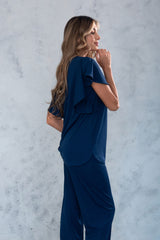 TUNICA FERRACHE DE MALHA DEC EM V - Carla Valente