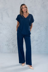 TUNICA FERRACHE DE MALHA DEC EM V - Carla Valente