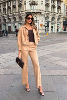 CALÇA FERRACHE EFEITO CAMURÇA - Carla Valente