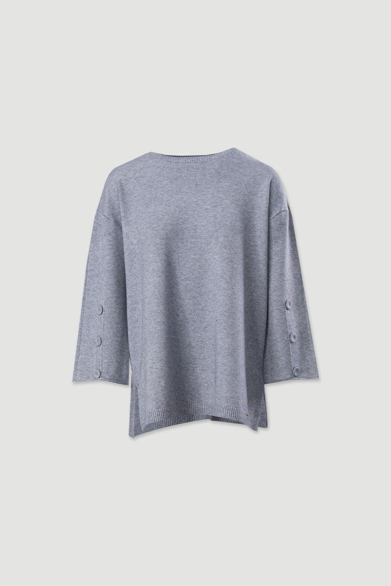 CAMISOLA FERRACHE MALHA FLUÍDA COM BOTÕS - Carla Valente