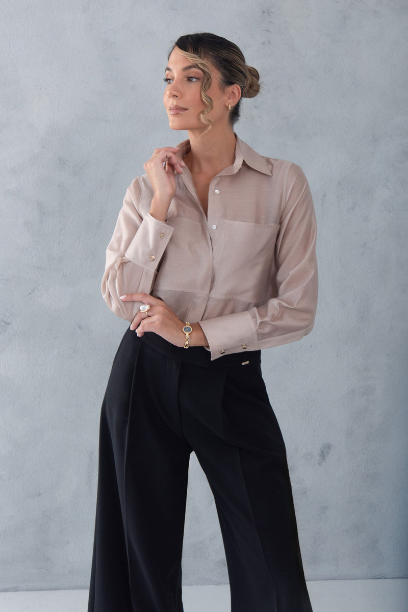 BLUSA FERRACHE LIOCEL C/TECIDO DUPLO - Carla Valente