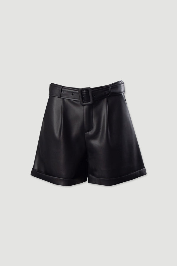 CALÇÃO FERRACHE CURTO EM POLIPELE COM CINTO - Carla Valente