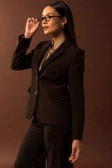 BLAZER FERRACHE CLÁSSICO DE FATO COM BOTÕES METÁLICOS