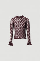 BLUSA FERRACHE RENDA C/MANGA COMPRIDA - Carla Valente