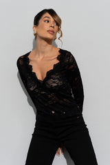 CAMISOLA FERRACHE RENDA DECOTE EM V