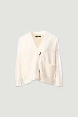 CASACO FERRACHE DE MALHA COM BOLSOS FRONTAIS