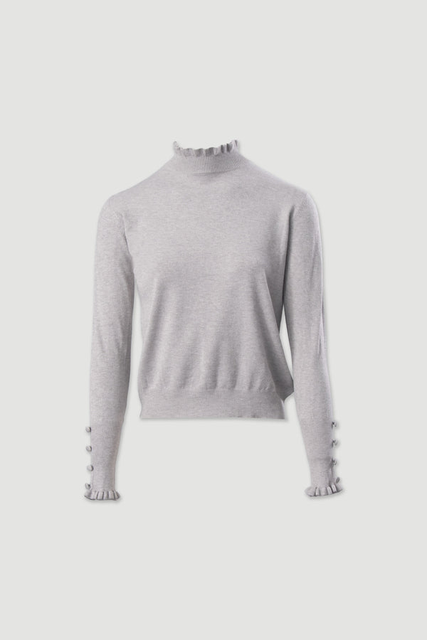 CAMISOLA FERRACHE DE MALHA COM GOLA FRAA