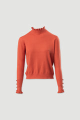 CAMISOLA FERRACHE DE MALHA COM GOLA FRANZIDA