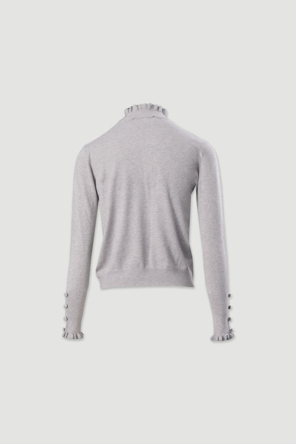 CAMISOLA FERRACHE DE MALHA COM GOLA FRAA