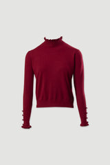 CAMISOLA FERRACHE DE MALHA COM GOLA FRANZIDA