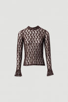 BLUSA FERRACHE RENDA C/MANGA COMPRIDA - Carla Valente