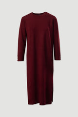 VESTIDO FERRACHE MALHA COM BOTÕES PUNHO