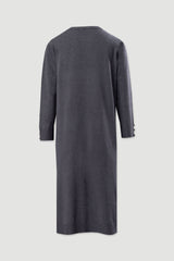 VESTIDO FERRACHE MALHA COM BOTÕES PUNHO