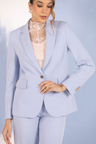 BLAZER FERRACHE CLÁSSICO COM BOTÃO METÁLICO MNGRM - Carla Valente
