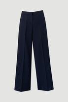 CALÇA FERRACHE CLÁSSICA WIDE LEG COM CINTO ELÁSTICO - Carla Valente