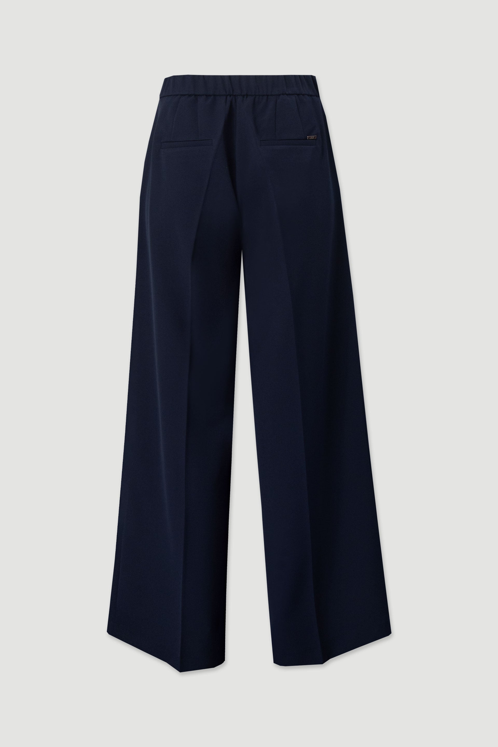 CALÇA FERRACHE CLÁSSICA WIDE LEG COM CINTO ELÁSTICO - Carla Valente