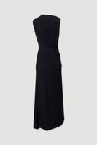 VESTIDO FERRACHE COMPRIDO ASSIMÉTRICO COM DETALHE FRANZIDO - Carla Valente