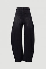 JEANS FERRACHE BALLOON ALGODÃO CINTA SUBIDA - Carla Valente