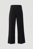 CALÇA FERRACHE CROPPED WIDE LEG C/DETALHE COSTURA - Carla Valente