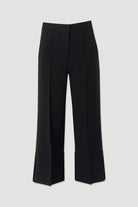 CALÇA FERRACHE CROPPED WIDE LEG C/DETALHE COSTURA - Carla Valente