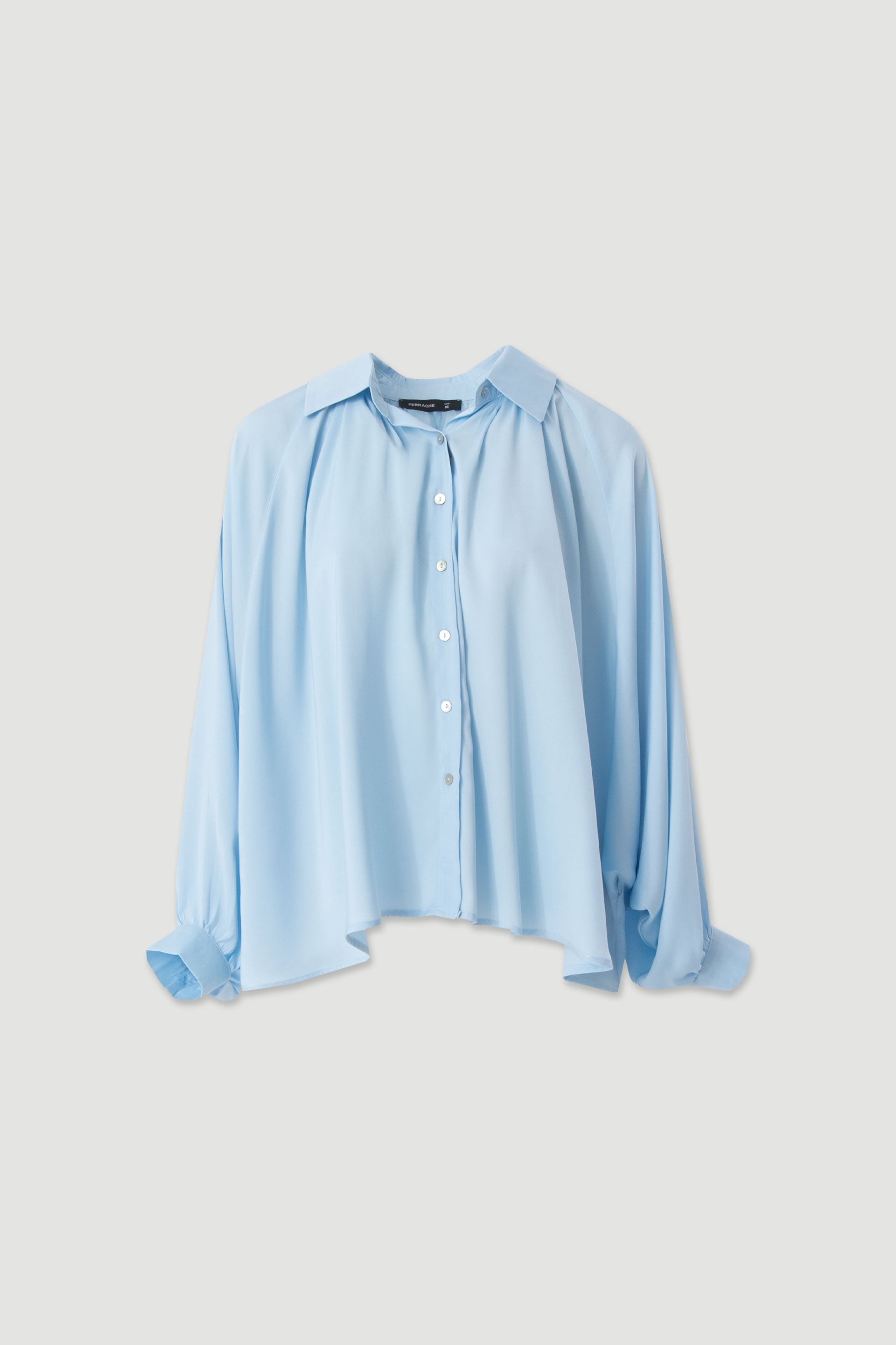 BLUSA FERRACHE FLUIDA COM MANGA MORCEGO - Carla Valente