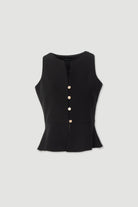 COLETE FERRACHE ESTRUTURADO COM BOTÕES EFEITO PEPLUM - Carla Valente