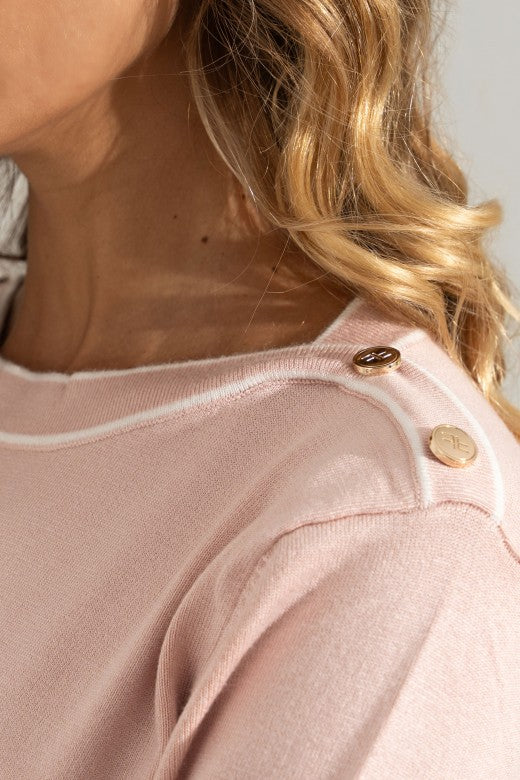 CAMISOLA FERRACHE MALHA COM BOTÕES NOS S - Carla Valente