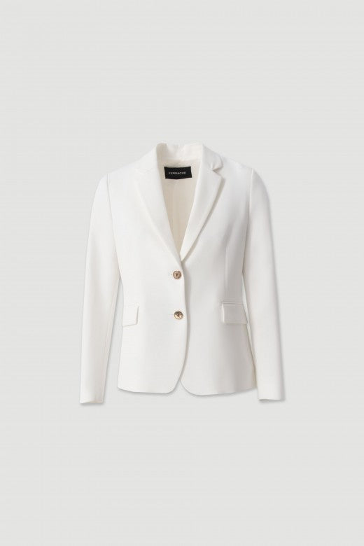 BLAZER FERRACHE CLÁSSICO CINTADO C/BOTÕES METÁLICOS - Carla Valente