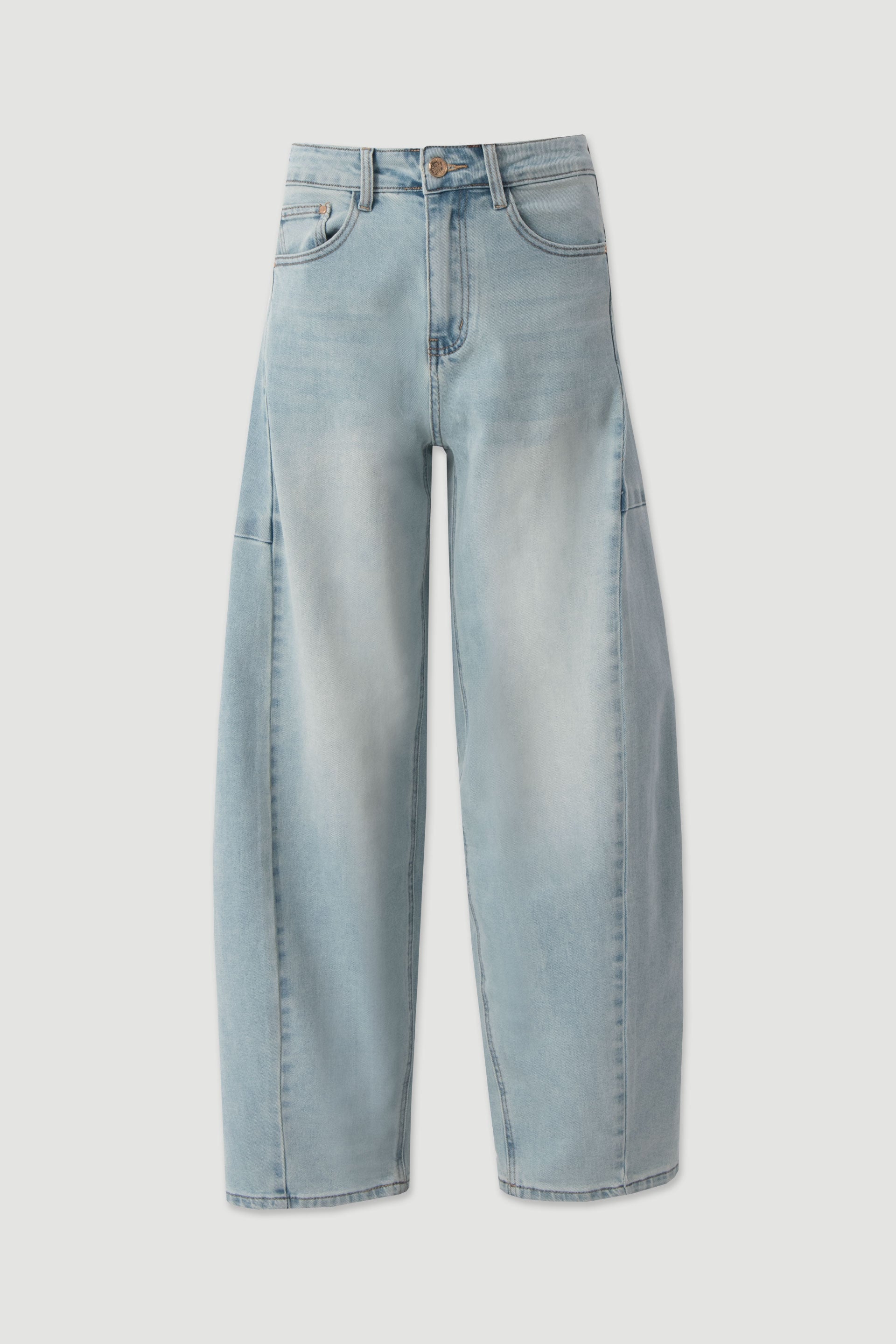 JEANS FERRACHE BALLOON DE CINTURA SUBIDA - Carla Valente