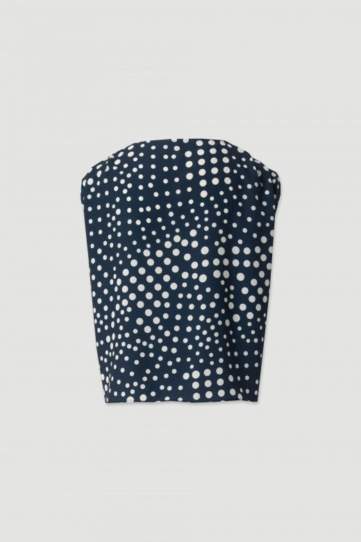 TÚNICA FERRACHE FLUIDA ESTAMPADA BOLAS - Carla Valente