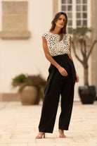 TÚNICA FERRACHE FLUIDA ESTAMPADA BOLAS - Carla Valente