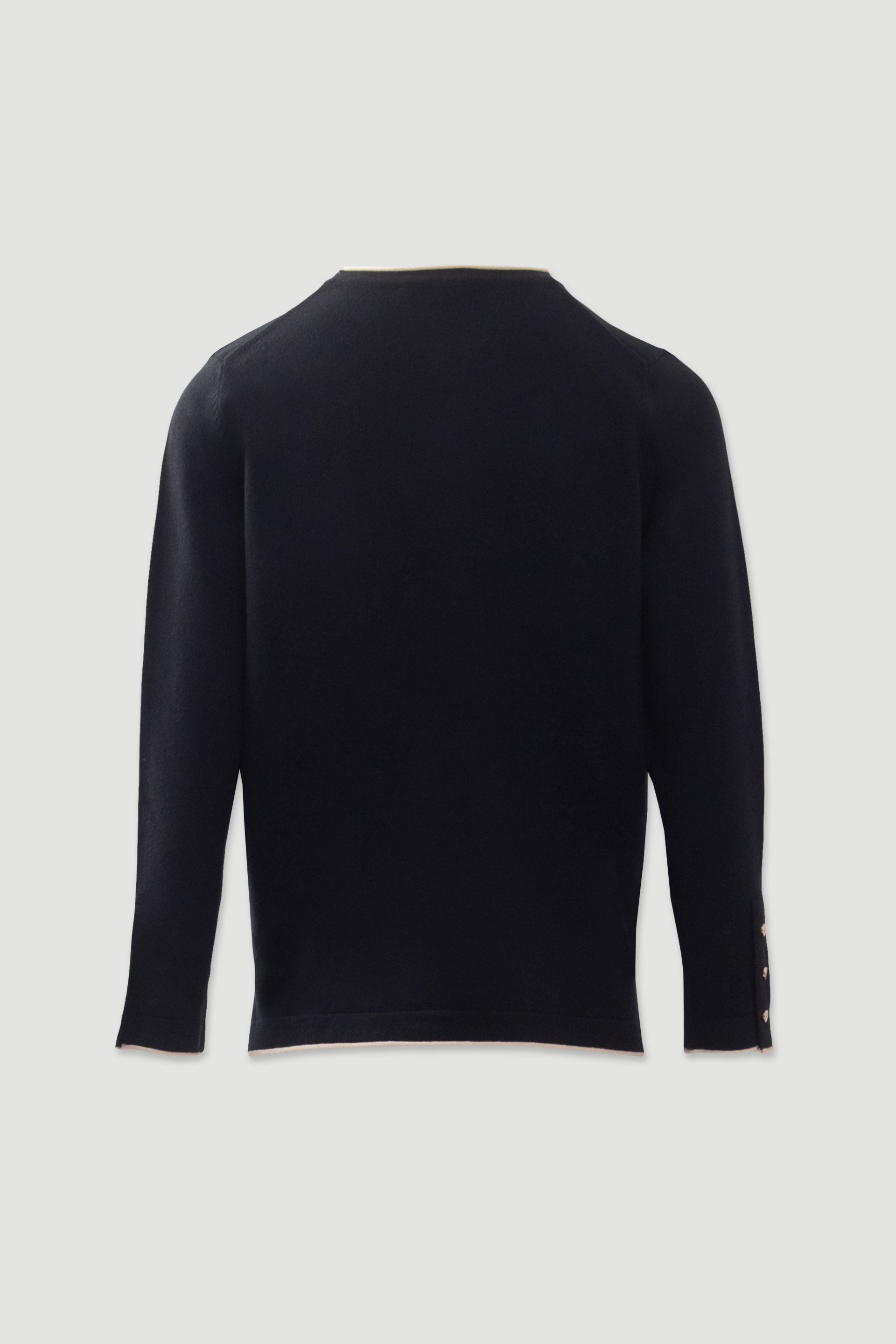 CAMISOLA FERRACHE DE MALHA COM ACABAMENTO  CONTRASTE - Carla Valente