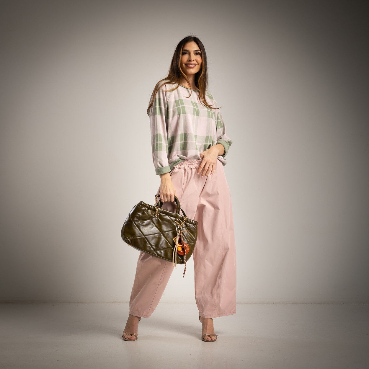 CALÇA ALBNS ABALONADAS TECIDO TECNICO - Carla Valente