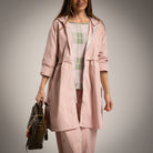 PARKA ALBNS TECIDO TÉCNICO COM CAPUZ - Carla Valente